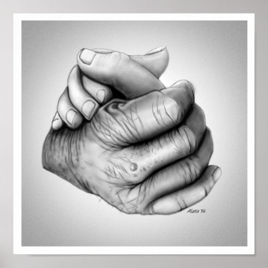 Embrace von Aleta Poster (Vorne)