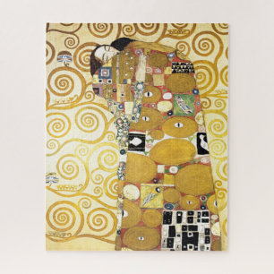 Embrace von Gustav Klimt Malerei Muster Artwork Puzzle