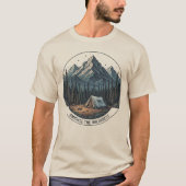 Embrace Wilderness Camping Mountain Unisex T - Shi T-Shirt (Vorderseite)
