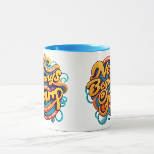 "Embrace your big dreams with every sip. New Begin Tasse (Zentrum)