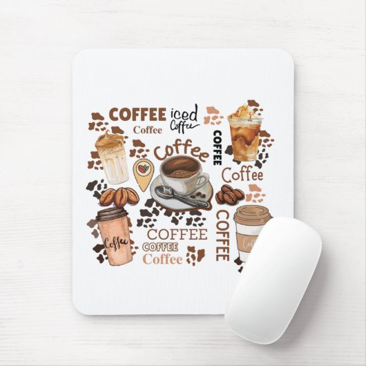Embrace Your Coffee Love with Our Exclusive Mousepad (Mit Mouse)