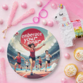 Embrace Your Fee - kawaii Motivierend Runner Pappteller (Party)