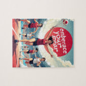 Embrace Your Fee - kawaii Motivierend Runner Puzzle (Horizontal)