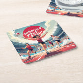 Embrace Your Fee - kawaii Motivierend Runner Rechteckiger Pappuntersetzer (angewinkelt)