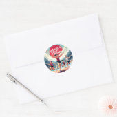 Embrace Your Fee - kawaii Motivierend Runner Runder Aufkleber (Umschlag)