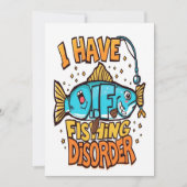 Embrace Your Fishing Disorder Einladung (Vorderseite)