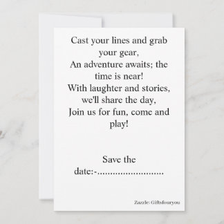 Embrace Your Fishing Disorder Einladung