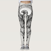 "Embrace your inner eagle" Leggings (Vorderseite)