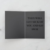 Embrace your nemesis... karte (Innenseite)