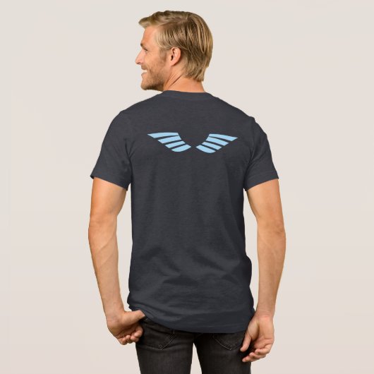 Embraced:Fully - Men's Tri-Blend Shirt (Rückseite voll)