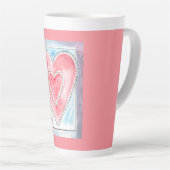 "Embraced" Valentinstag Latte Tasse (Rechte Ecke)