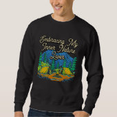 Embracing Nature Camping Forest Camper Jungle Sweatshirt (Vorderseite)