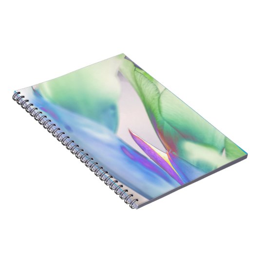 "Embracing Solitude" Blumendesign SpiralNotebook Notizblock (Rechte Seite)