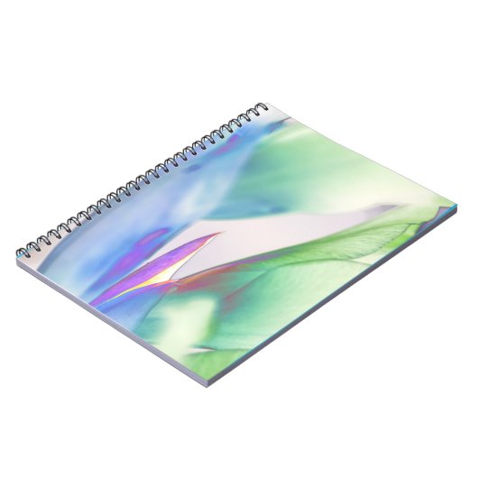 "Embracing Solitude" Blumendesign SpiralNotebook Notizblock (Linke Seite)