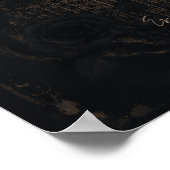 Embracing the Emptiness Dark Romantic Gothic   Poster (Ecke)
