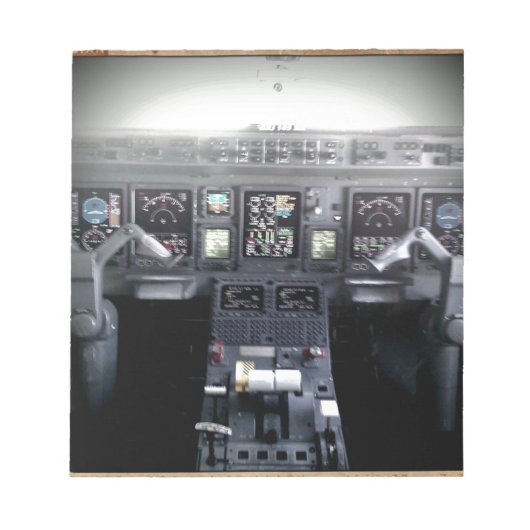 Embraer 145 Flight Deck Notizblock (Vorderseite)