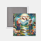 Embraise the Journey: Eine zeitlose Hommage an das Magnet (Vorderseite/Rückseite)