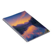 Embrase auf einem versteckten Waldsee Notizblock (Rechte Seite)