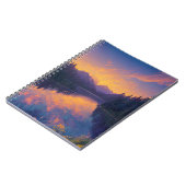 Embrase auf einem versteckten Waldsee Notizblock (Linke Seite)