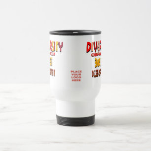 Embrase Diversity White Travel Mug Reisebecher