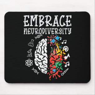 Embrase Neurodiversity Autismus Bewusstsein ASD Me Mousepad