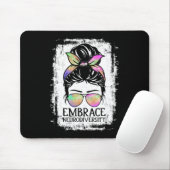 Embrase Neurodiversity-Autismus Bewusstsein Neurod Mousepad (Mit Mouse)