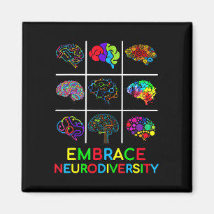 Embrase Neuroversity Video Game Autismus Bewusstse Magnet