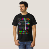 Embrase Neuroversity Video Game Autismus Bewusstse T-Shirt (Vorne ganz)