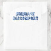 Embrase Ovaler Aufkleber (Tasche)