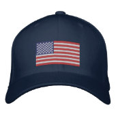 Embroided Hat American Flag Bestickte Baseballkappe (Vorderseite)