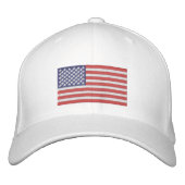 Embroided Hat American Flag Bestickte Baseballkappe (Vorderseite)