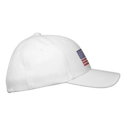 Embroided Hat American Flag Bestickte Baseballkappe (Rechts)