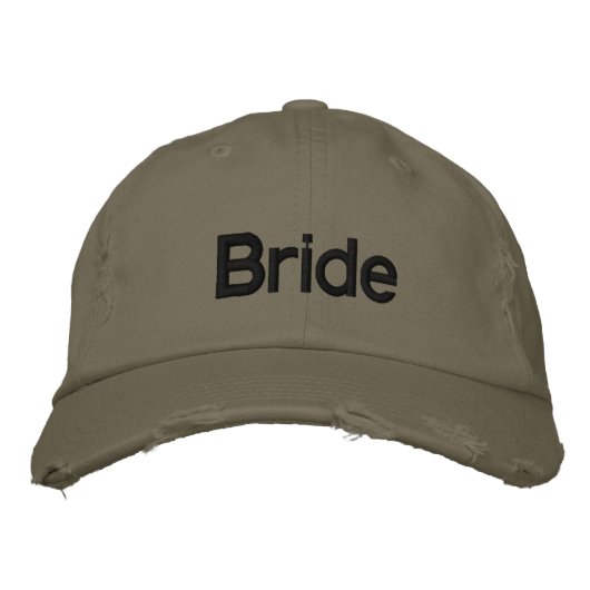 Embroider Geschenke Bride Hat | Kappe (Vorderseite)