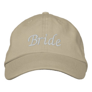 Embroider Geschenke Bride Hat Kappe