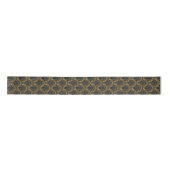 Embroidered Art Deco Pattern Satinband (Vorderseite)