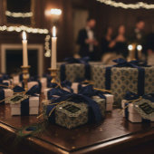 Embroidered Art Deco Pattern Wrapping Paper Geschenkpapier