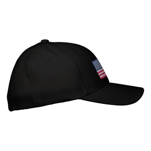 Embroidered Hat American Flag Bestickte Baseballkappe (Rechts)