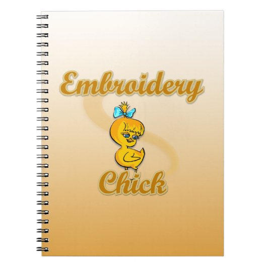 Embroidery Chick Notizblock (Vorderseite)