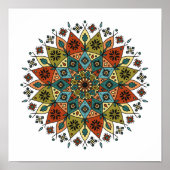 Embroidery Mandala Poster (Vorne)