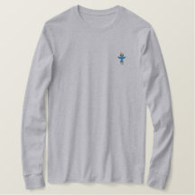 Embromiertes Logo für Männer Langarm-T - Shirt