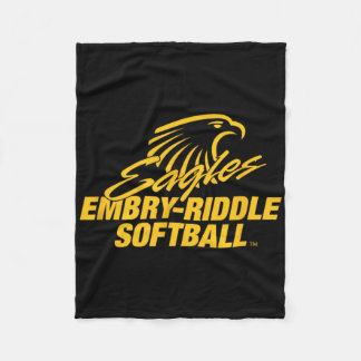 Embry-riddle Aeronautical Eagles Softll Sports Fan Fleecedecke