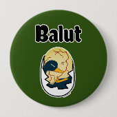 Embryo-Eiprotein der Balut-Ente Filipino Button (Vorderseite)