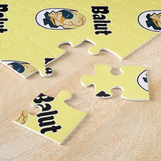 Embryo-Eiprotein der Balut-Ente Filipino Puzzle (Seite)