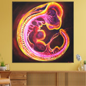 Embryo Leinwanddruck (Insitu (Wohnzimmer))