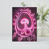 Embryo mit Plazenta Dankeskarte (Stehend Vorderseite)