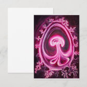 Embryo mit Plazenta Dankeskarte (Vorne/Hinten)