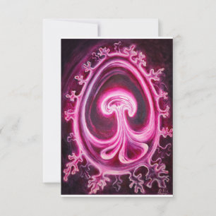 Embryo mit Plazenta Dankeskarte