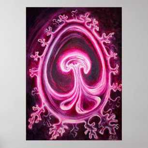 Embryo mit Plazenta Poster