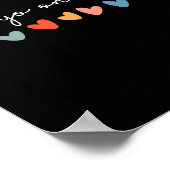 Embryo On Board Heart Ivf Transfer Day Fertility N Poster (Ecke)