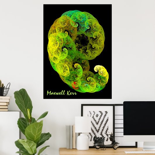 Embryo von Maxwell Kerr Poster (Heimbüro)